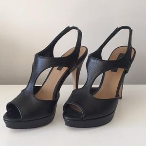 Ann Taylor Black Platforms